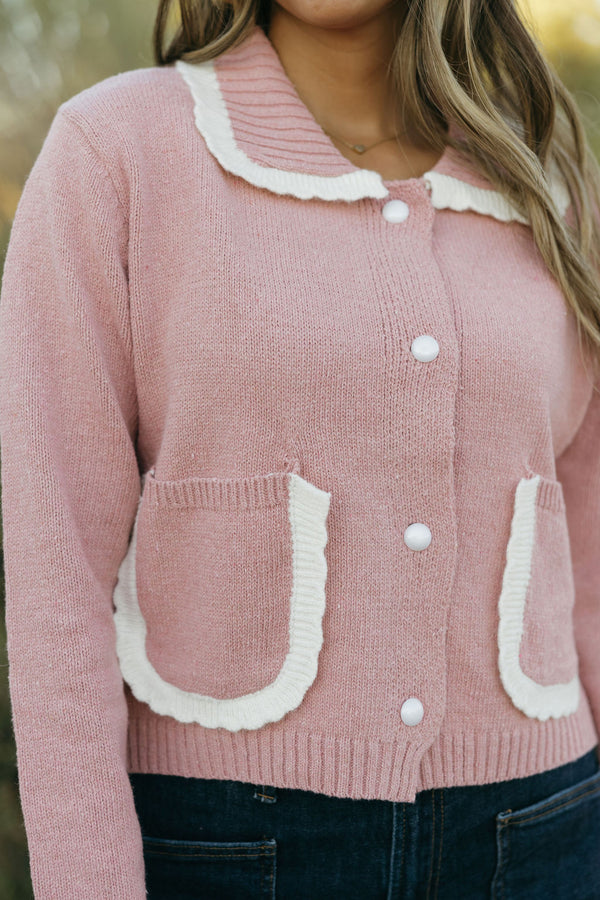 Maylin Cardigan-Mauve