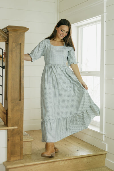 Serena Dress-Navy Multi