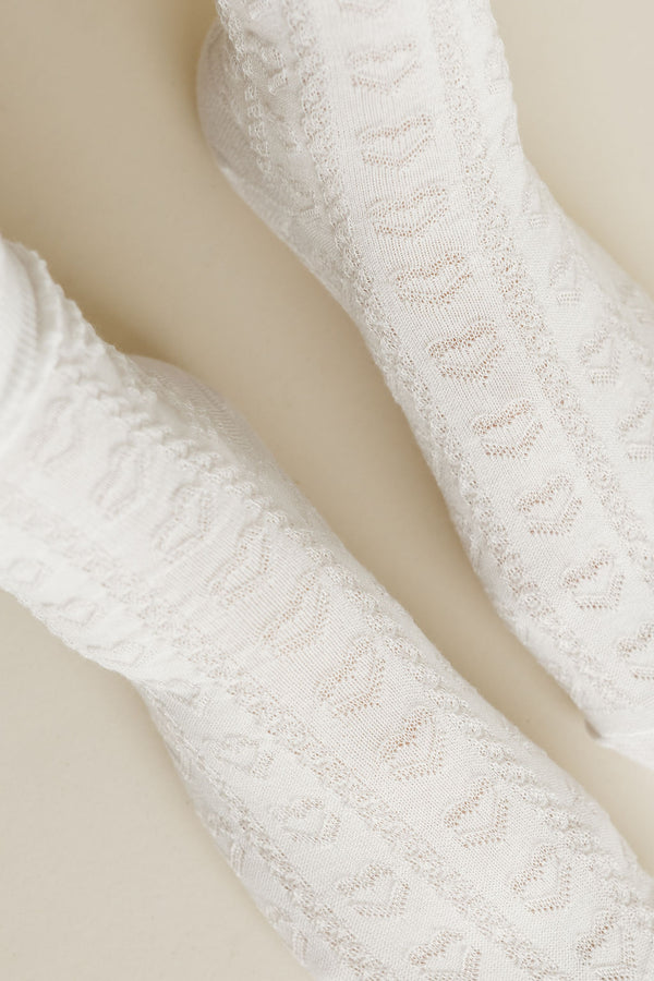Mazie Socks-White