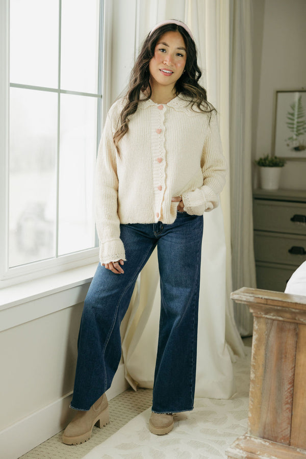 Louise Cardigan-Cream