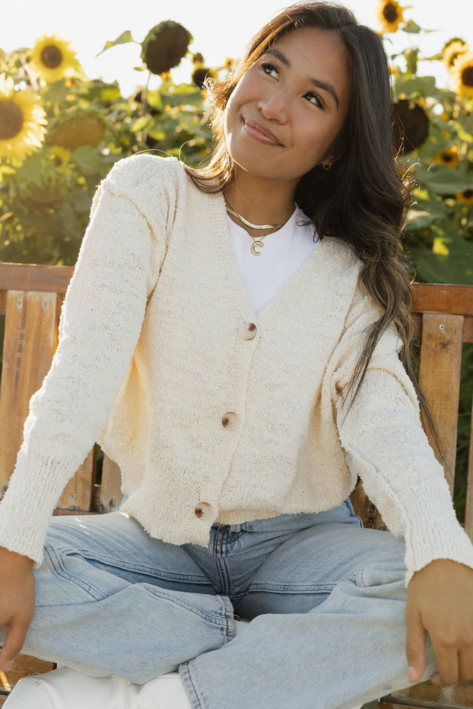 Cathie Cardigan-Oatmeal