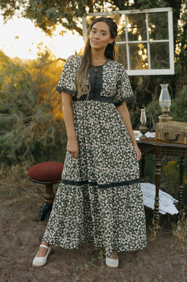 Isabella Dress-Midnight Floral