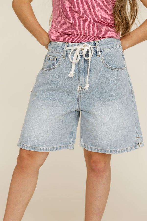 Brooklyn Shorts-Light Wash