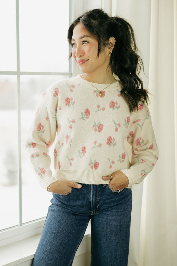 Ella Sweater-Ivory