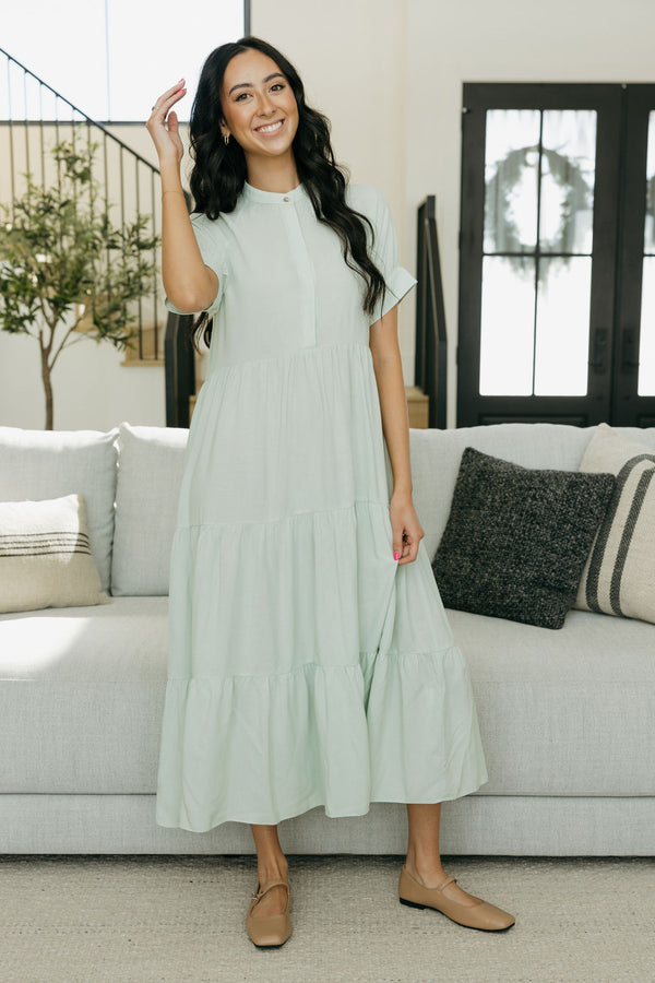 Liberty Dress-Mint