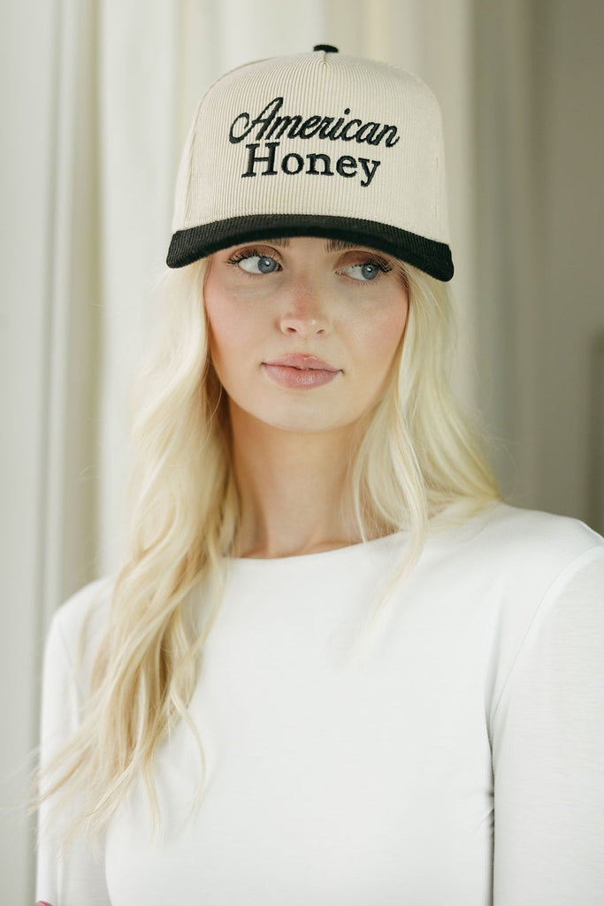 American Honey Trucker Hat-Black