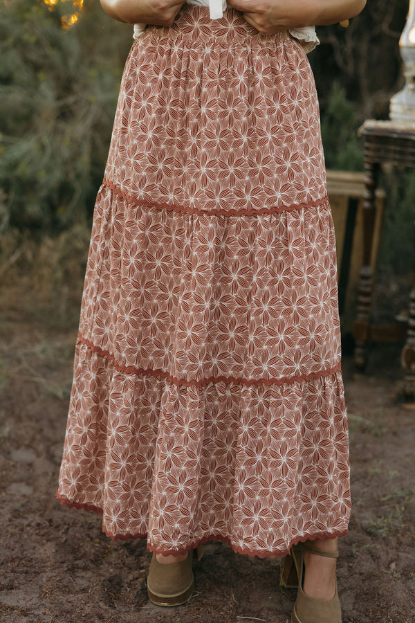 Anita Skirt-Terracotta