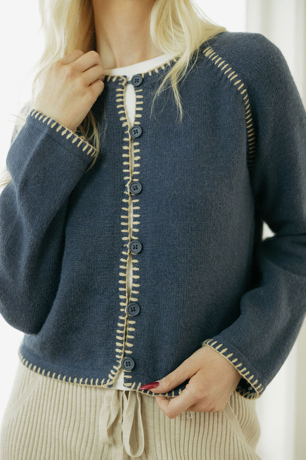 Elinor Cardigan-Navy