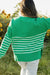 Jaide Sweater-Green/Ivory