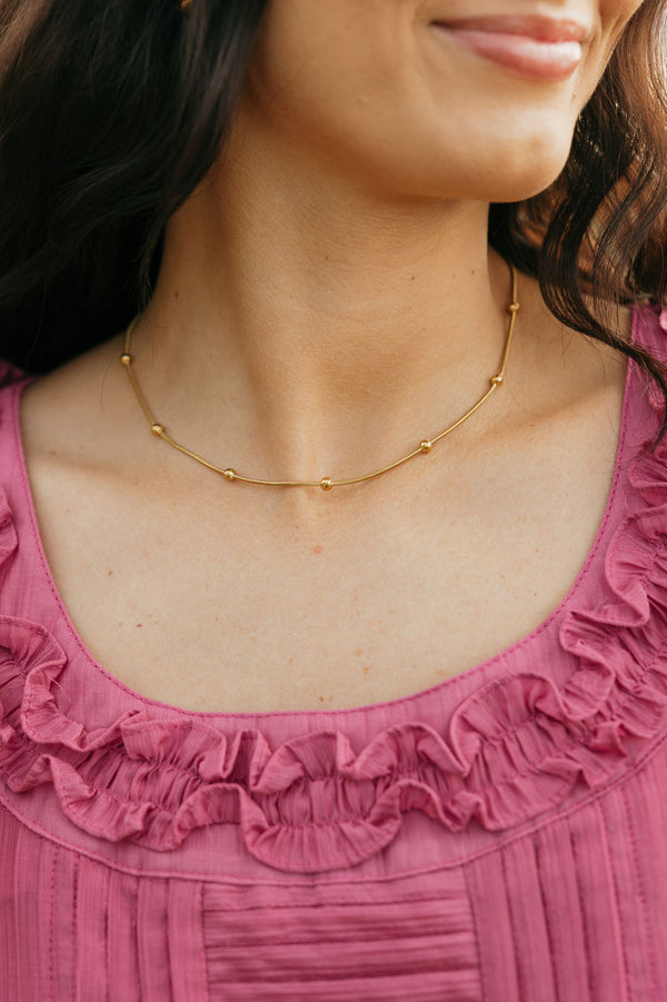 Jodie Necklace-Gold