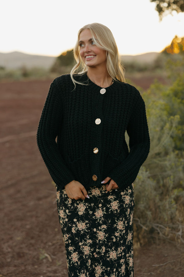 Ruby Cardigan-Black