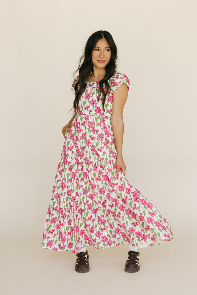 Roxie Dress-Pink Floral