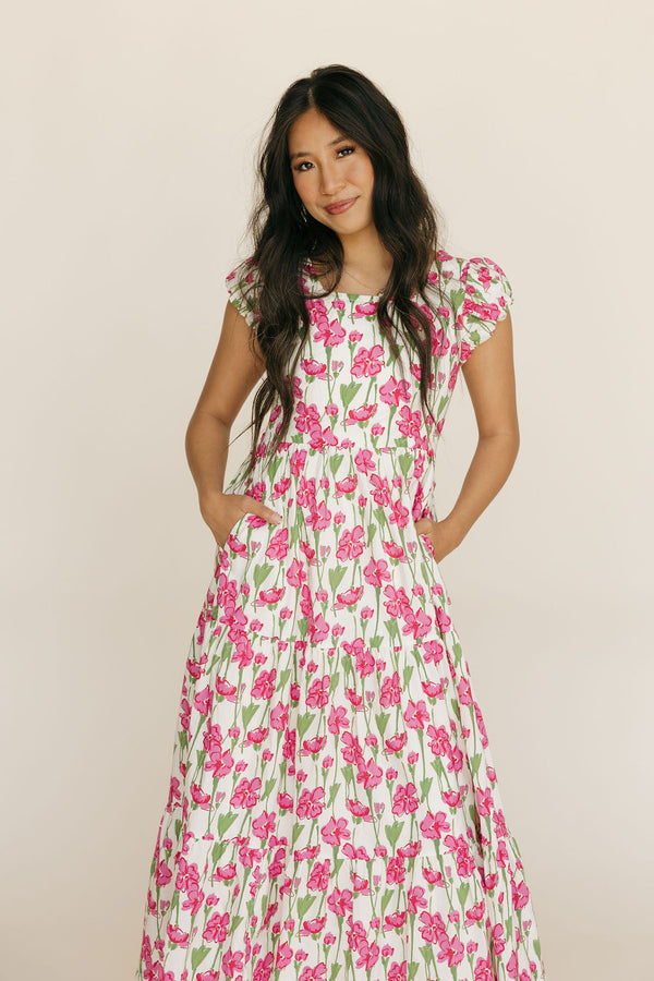 Roxie Dress-Pink Floral