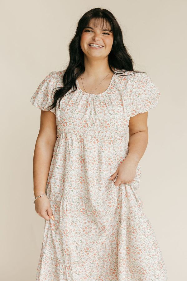 Kylie Dress-Ivory Floral