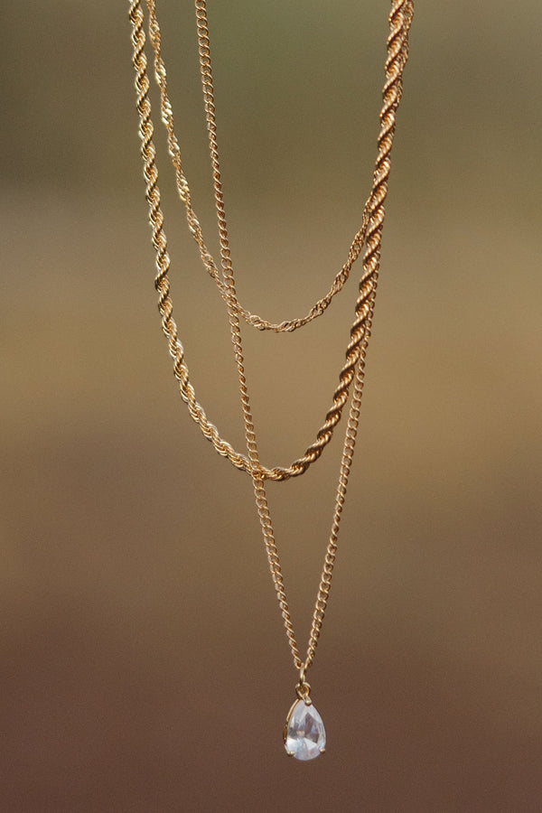 Joelle Necklace-Gold