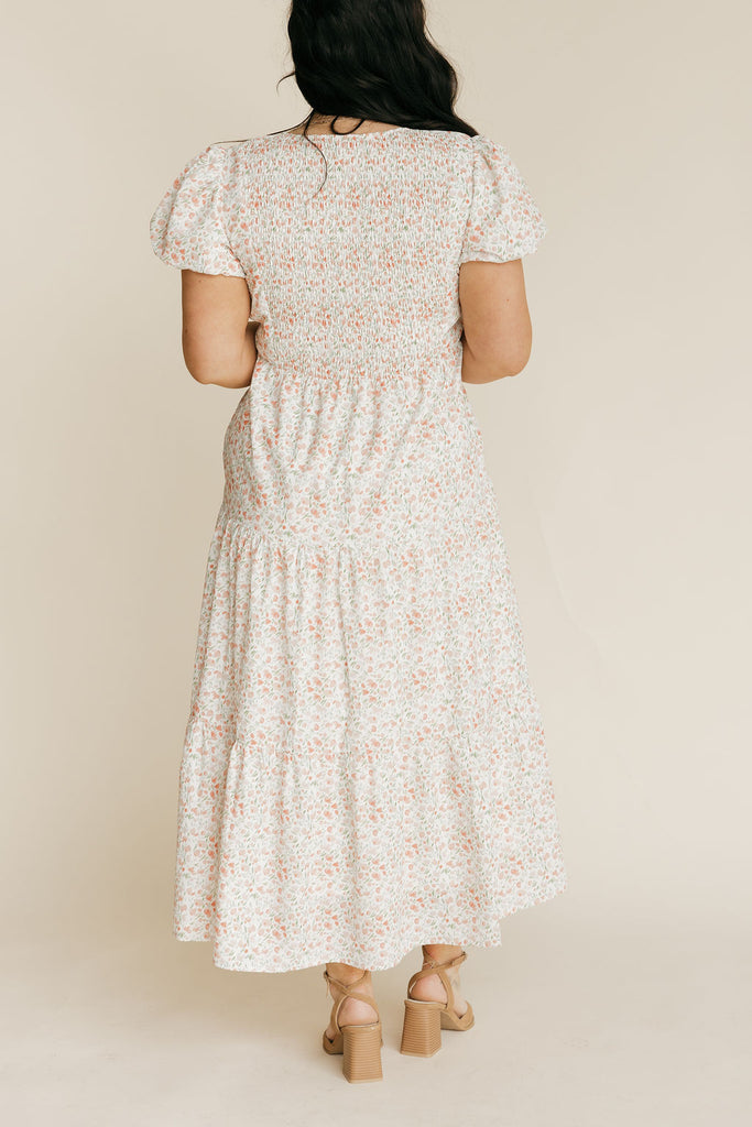 Kylie Dress-Ivory Floral – Love Olive Co