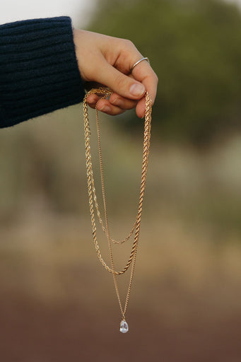 Joelle Necklace-Gold