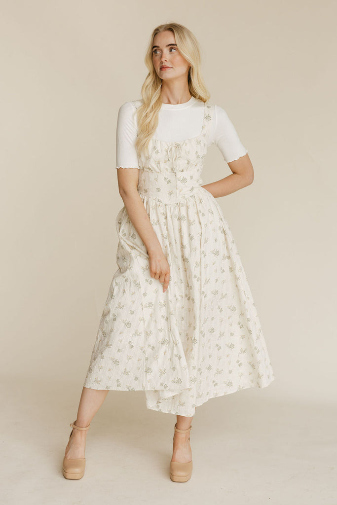Shirley Dress-Cream Multi – Love Olive Co