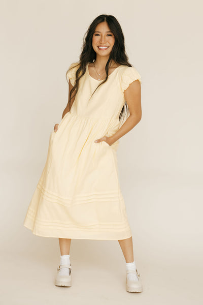Lizzie Dress-Butter Yellow