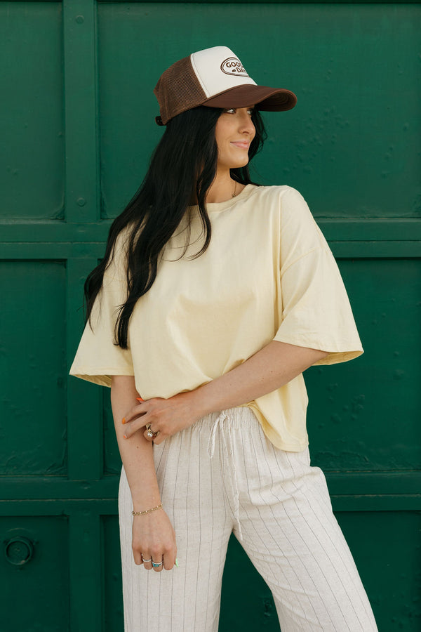 Billie Tee-Butter Yellow