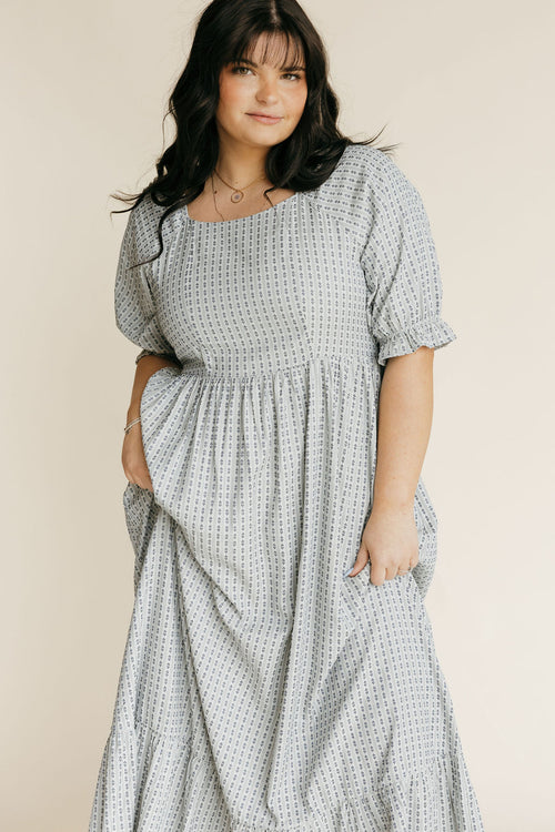 Serena Dress-Navy Multi