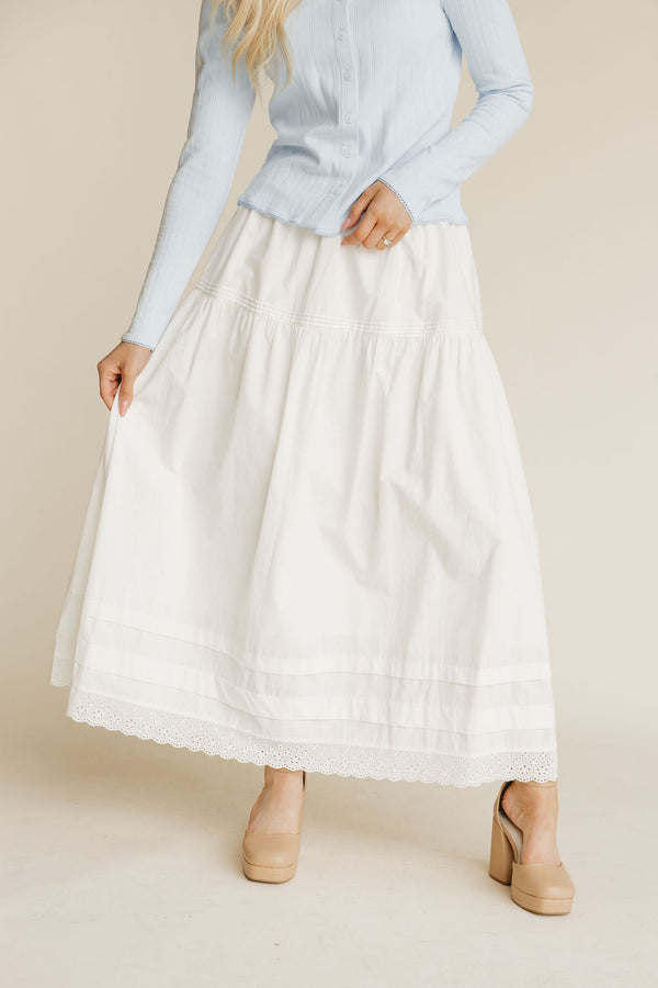 Meredith Skirt-Off White