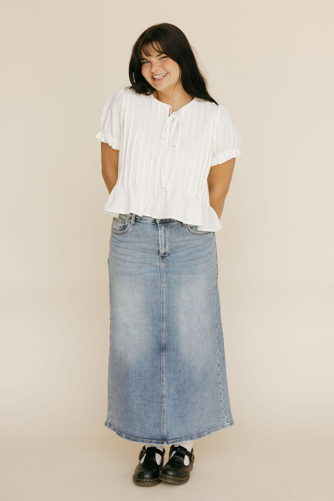 Willow Top-White – Love Olive Co