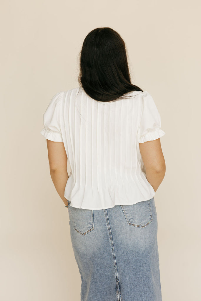 Willow Top-White – Love Olive Co