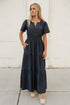 Caribbean Dress-Navy