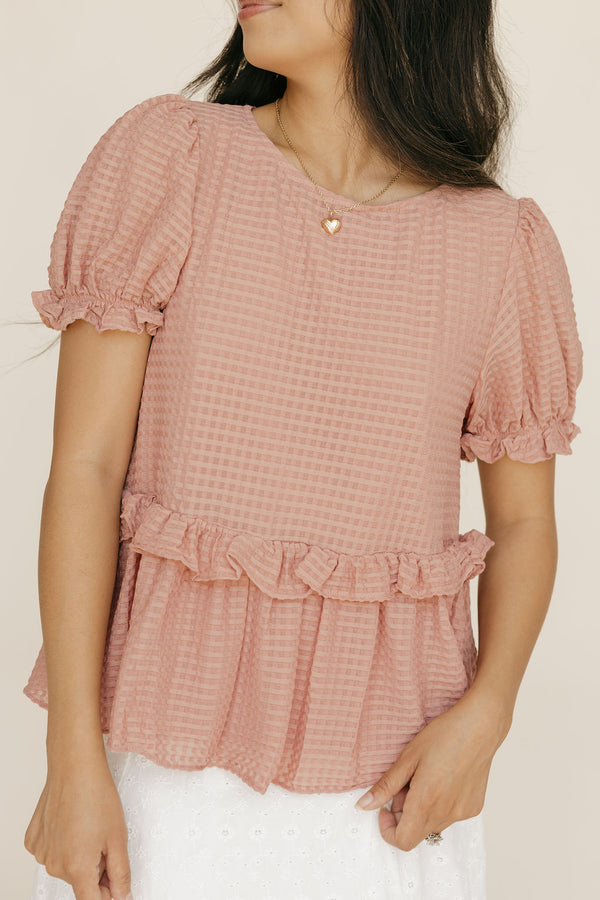 Bridgit Top-Dusty Rose