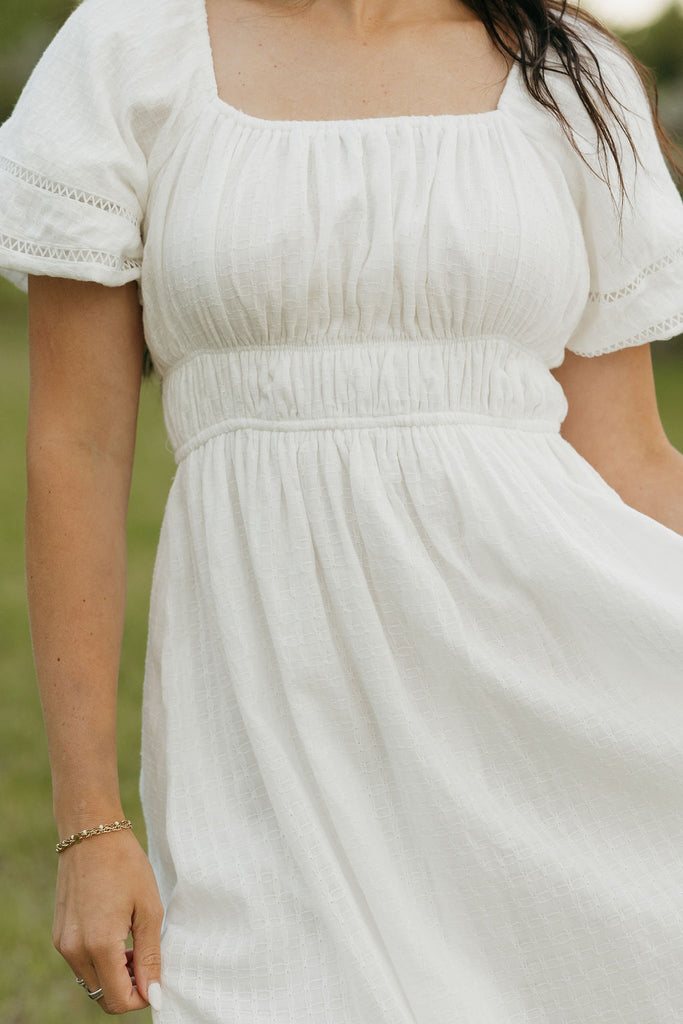 Kensington Dress-Ivory – Love Olive Co