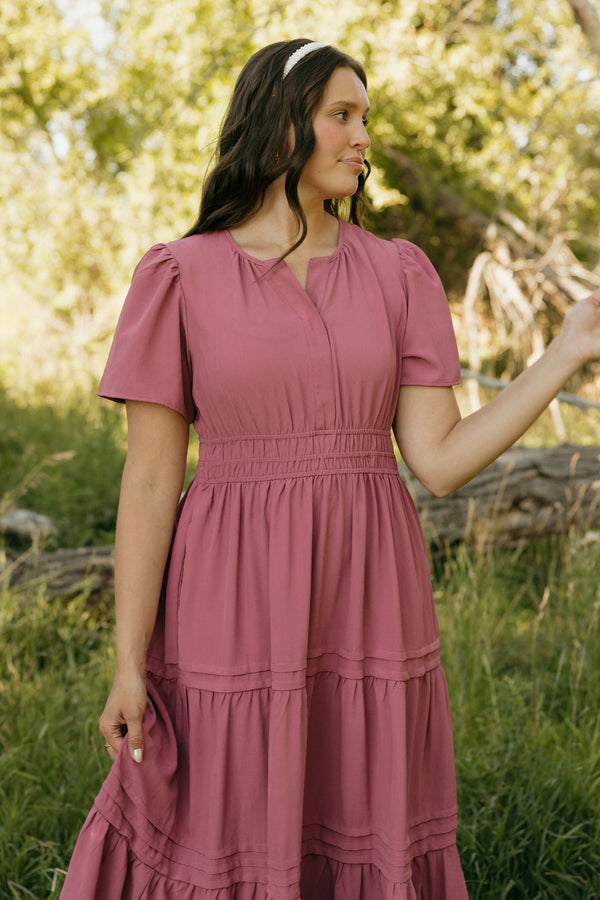 Caribbean Dress-Berry