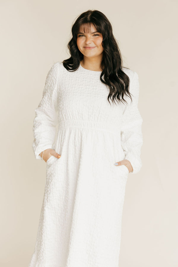 Esther Dress-White