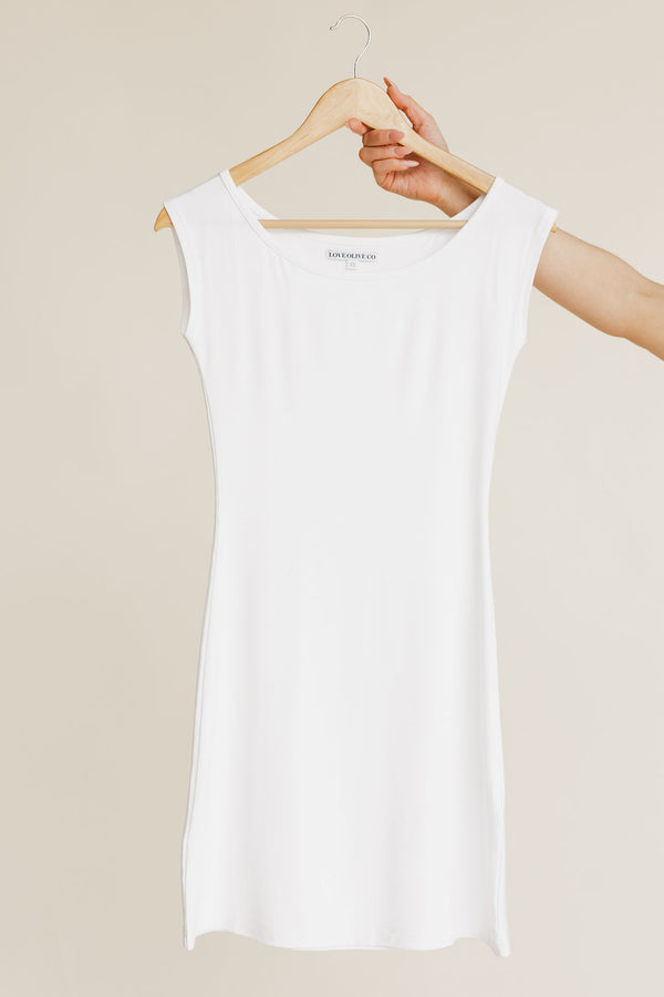 Stephanie Slip-Off White