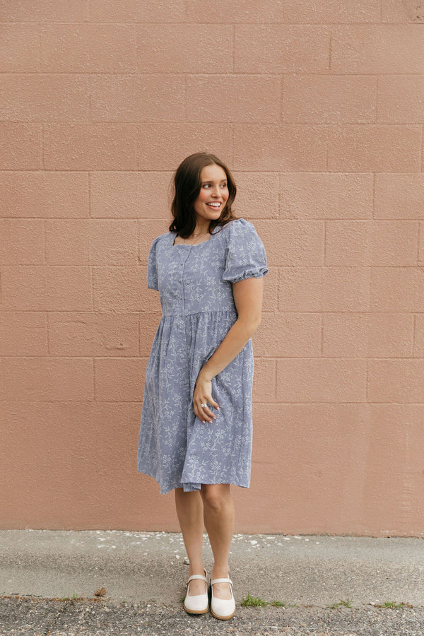 Berkley Dress-Blue