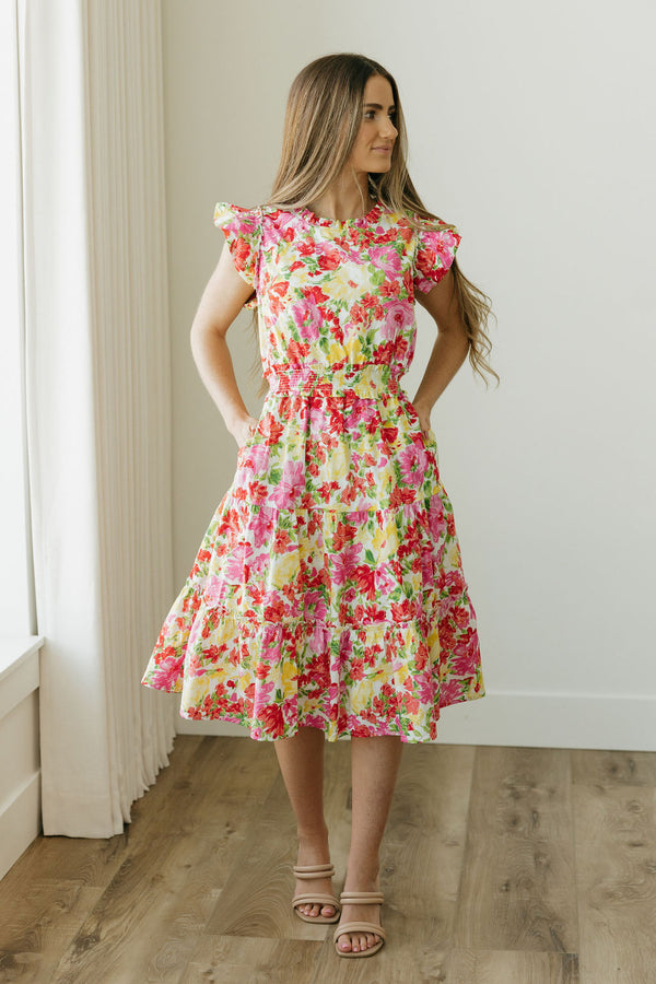 Dallas Dress-Floral Multi