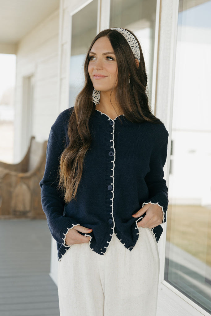 Mylee Cardigan-Navy