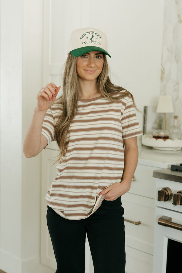 Bennie Tee-Cream/Taupe