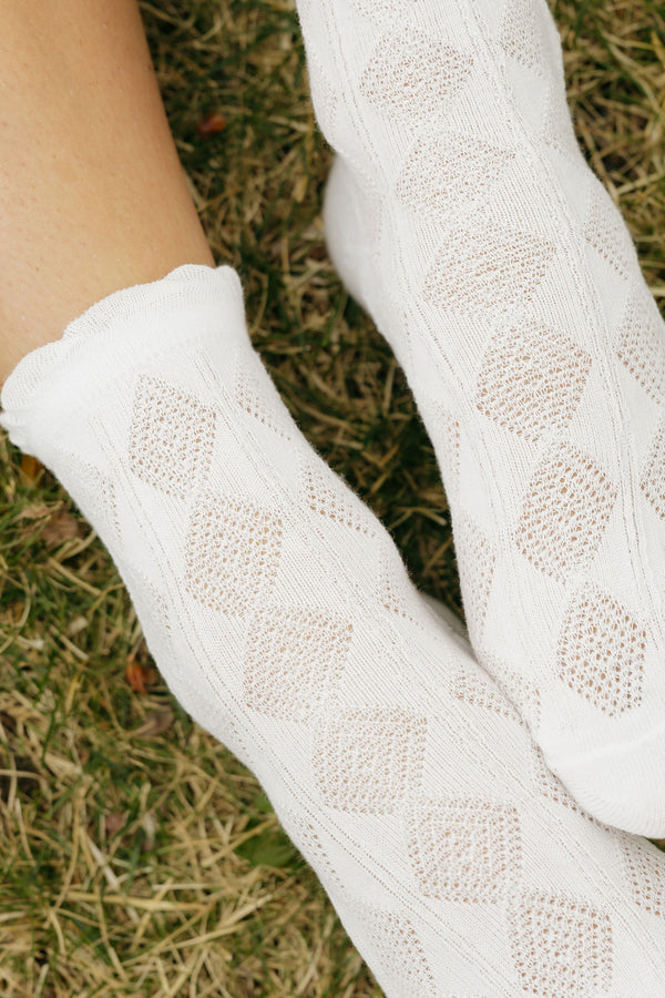 Kaitlyn Socks-White