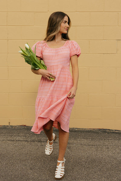Carlie Dress-Pink