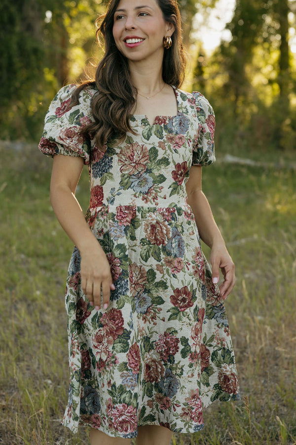 Smitten Dress-Floral Multi
