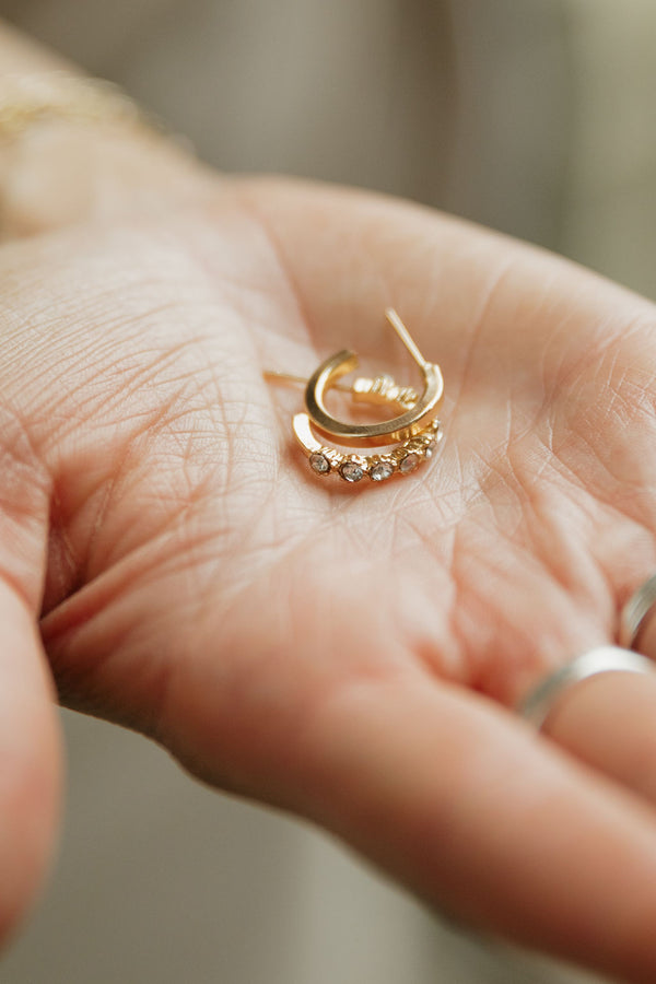 Eloisa Earring Set-Gold
