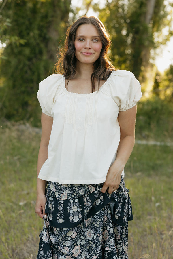 Ophelia Top-Buttercream