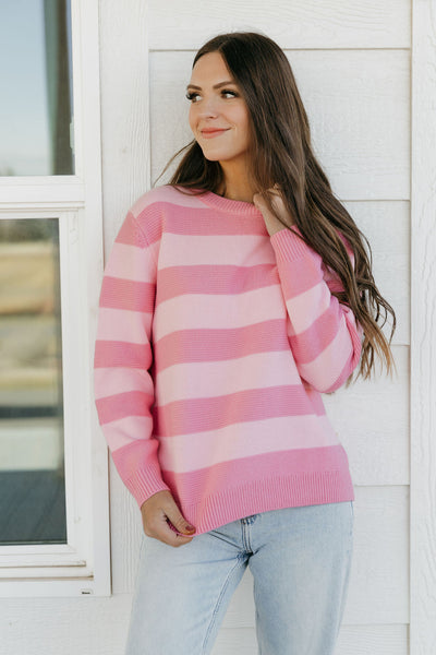 Edith Sweater-Pink
