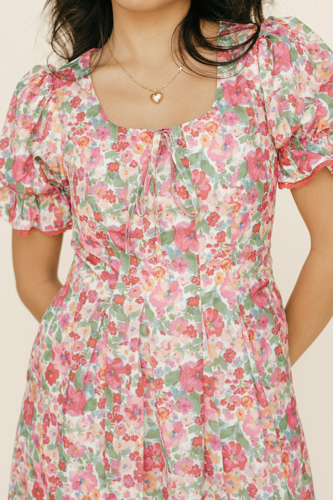 Dahlia Dress-Floral Multi