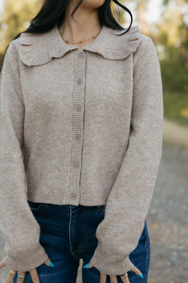 Raleigh Cardigan-Latte