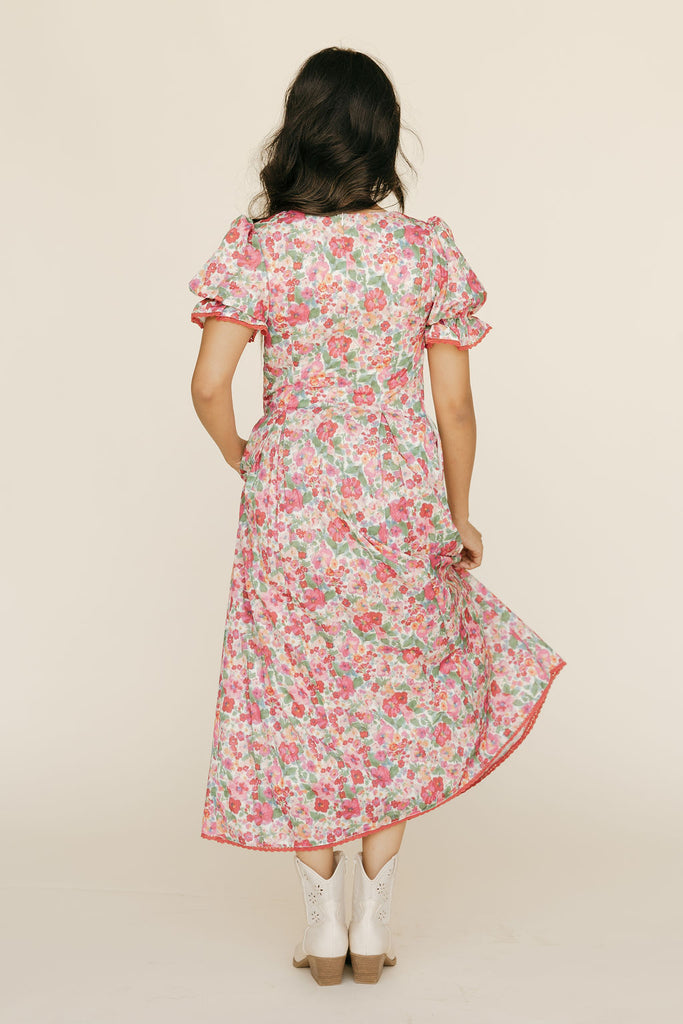 Dahlia Dress-Floral Multi – Love Olive Co