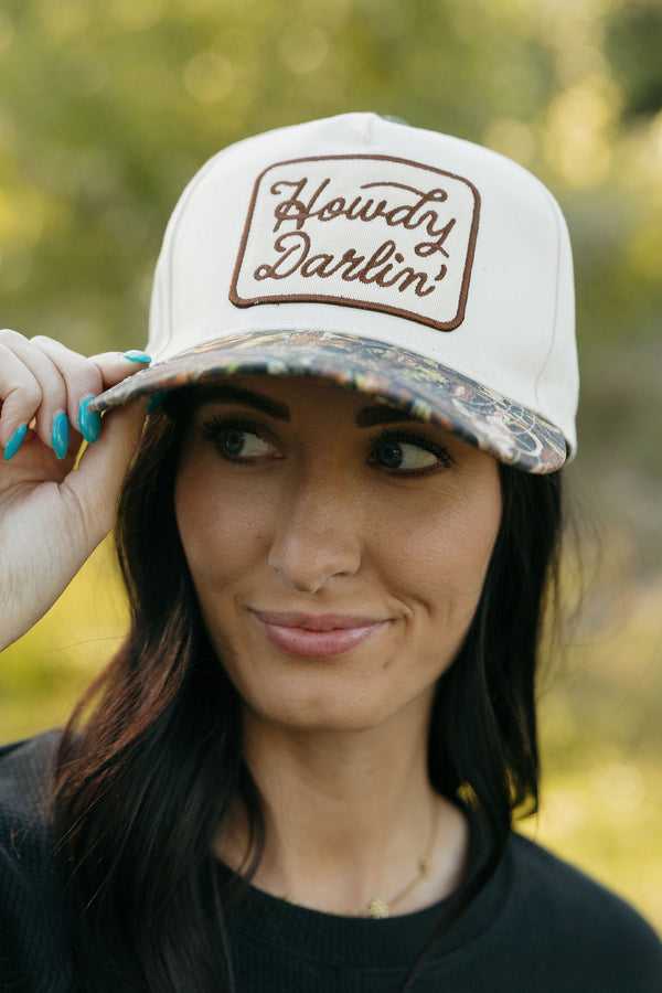 Howdy Darlin' Trucker Hat-Camo