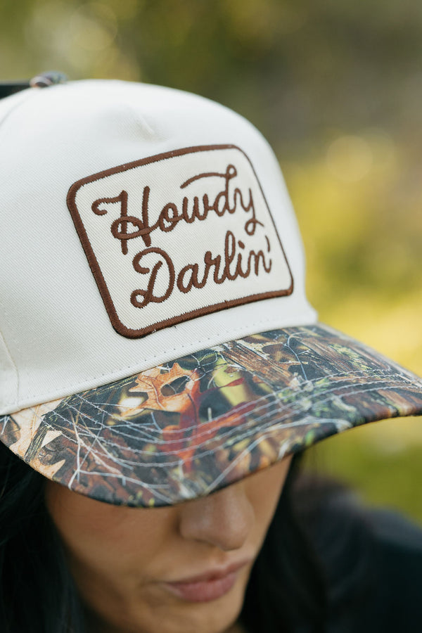 Howdy Darlin' Trucker Hat-Camo