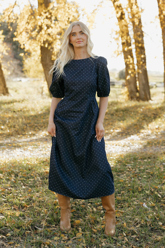 Elara Dress-Denim